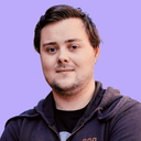 image of Fredrik Nordberg Almroth on purple background